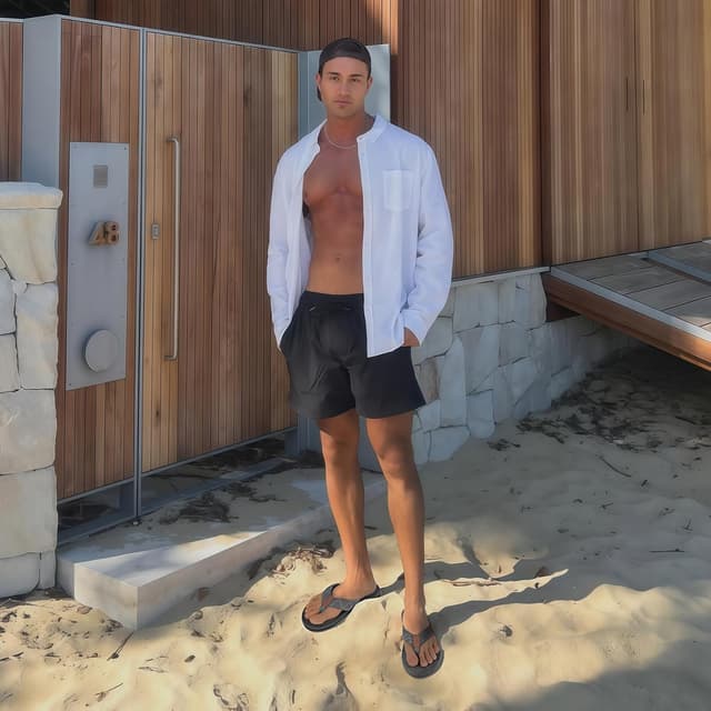 Detalle 2 de FITORY Men’s Flip-Flops (Thongs) with Arch Support for Beach, Pool, and Travel