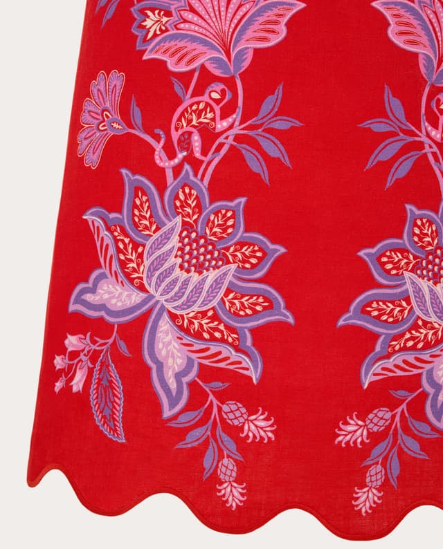 Thumbnail 2 de FARM Rio Falda midi Garden lino