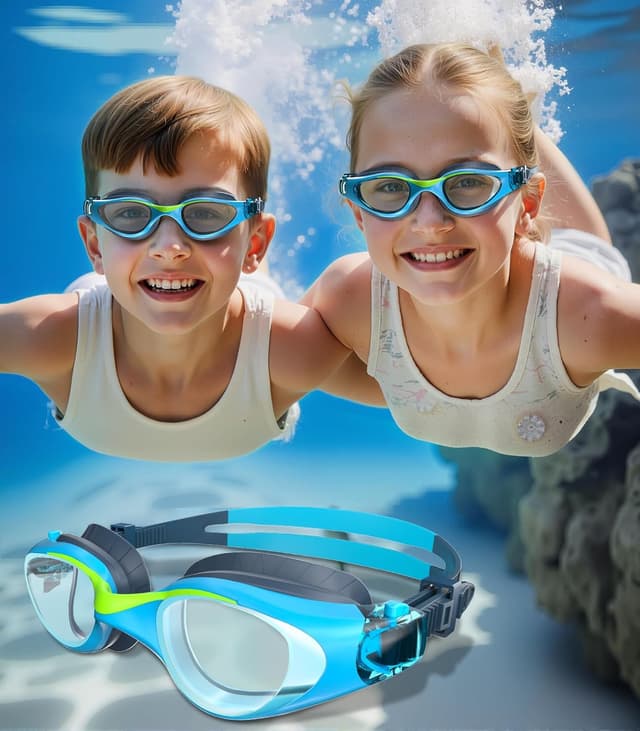 Thumbnail 6 de HIGAHY Kids Swimming Goggles 6-14 years