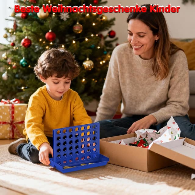 Detalle 2 de Pup Go „4 in einer Reihe“ – Reisespiel für Kinder ab 3 Jahren und die ganze Familie (Standardgröße, 2 Spieler)