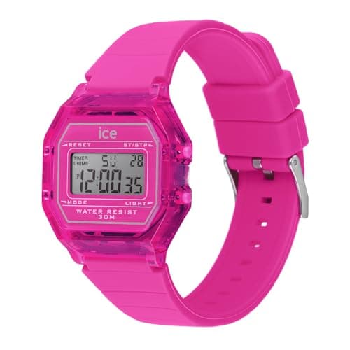 Detalle de ICE-WATCH Ice Digit Retro Neon Pink Reloj rosa para mujer 022887
