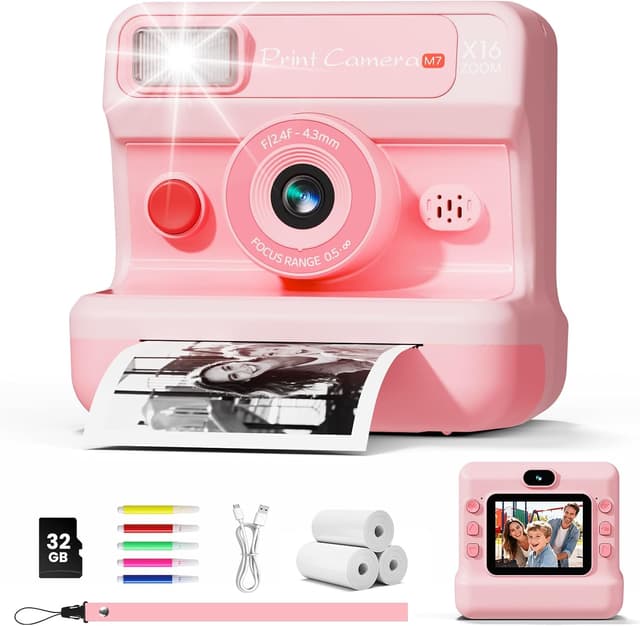 Detalle de CalineGam Kids Camera 32GB Instant Print