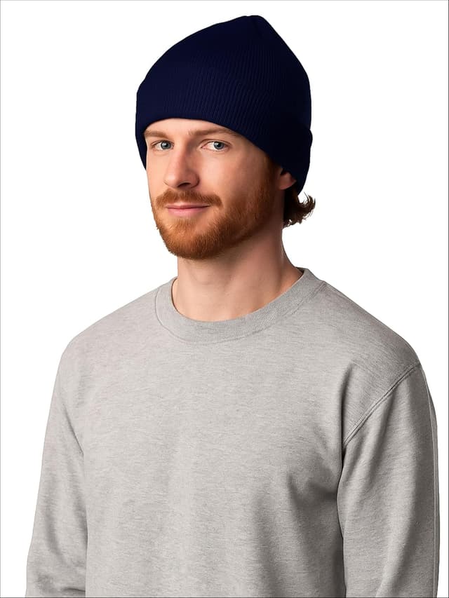 Detalle 2 de DonDon beanie invernale classico in maglia
