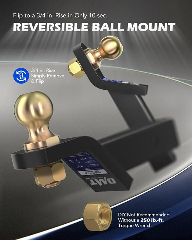 Thumbnail 4 de Orion Motor Tech Trailer Hitch Ball Mount for 2" Receiver