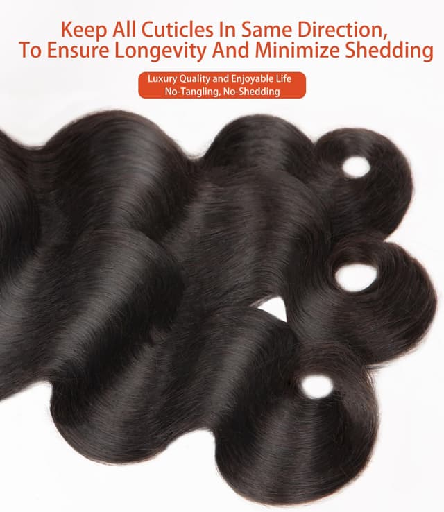 Thumbnail 6 de MLIP Raw Bundles 16-20 Inch Body Wave ๐โ