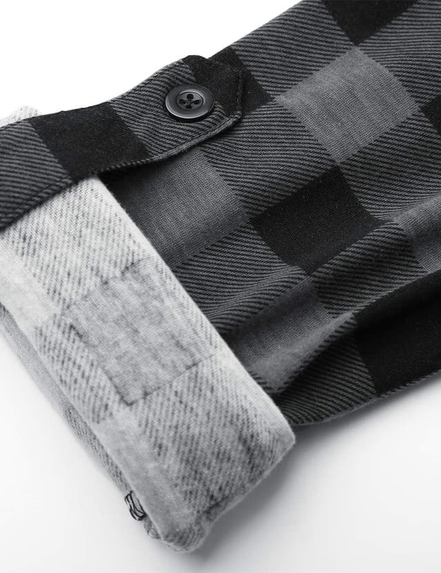 Detalle 1 de Damen Karo-Cardiganbluse mit Roll-Up-Ärmeln