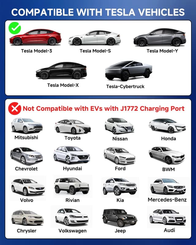 Thumbnail 4 de SEGUMA Level 1/2 Tesla Charger 25ft