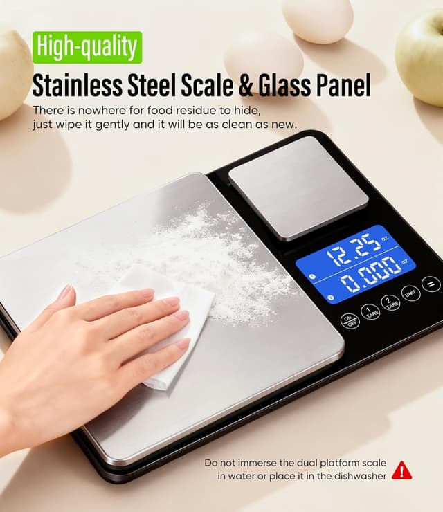 Thumbnail 6 de Dual Platform Kitchen Scales 15kg capacity