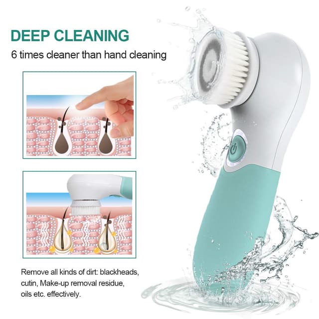 Detalle de TOUCHBeauty Facial Cleansing Brush 3 heads