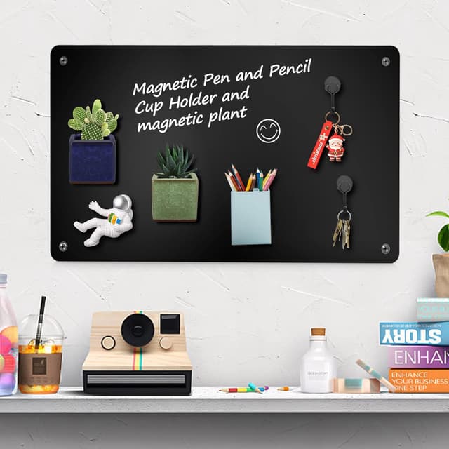 Detalle de Magnetic board 43.5 x 30 cm black