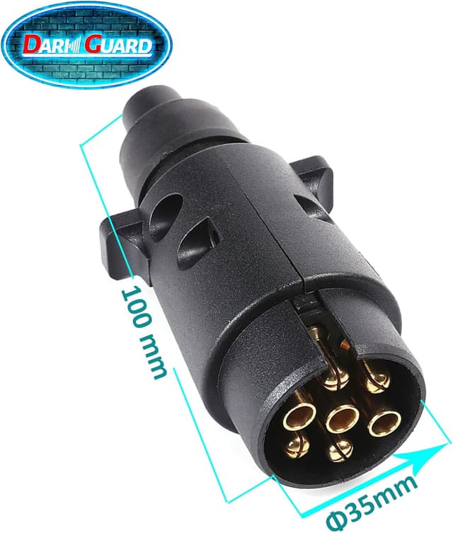 Detalle 2 de DARKGUARD 7pin Trailer Plug 12v