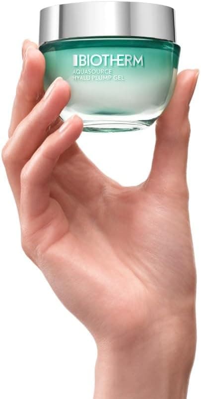 Detalle de BIOTHERM Aquasource Hyalu Plump Gel – trattamento viso in gel con acido ialuronico e plankton, 50 ml