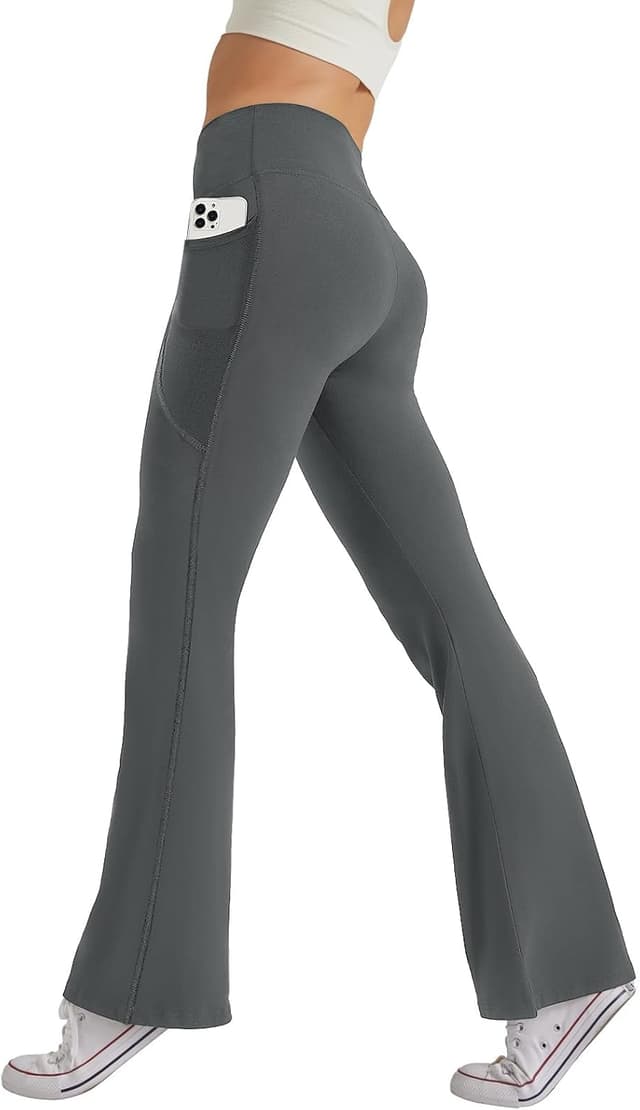 Thumbnail 6 de Glacspyg Damen-Hose mit Taschen – Yogahose, High Waist & Bootcut für Freizeit und Sport