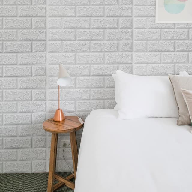Thumbnail 1 de Art3d 30Pcs 3D Brick Wallpaper 43.5 sq ft 🏠