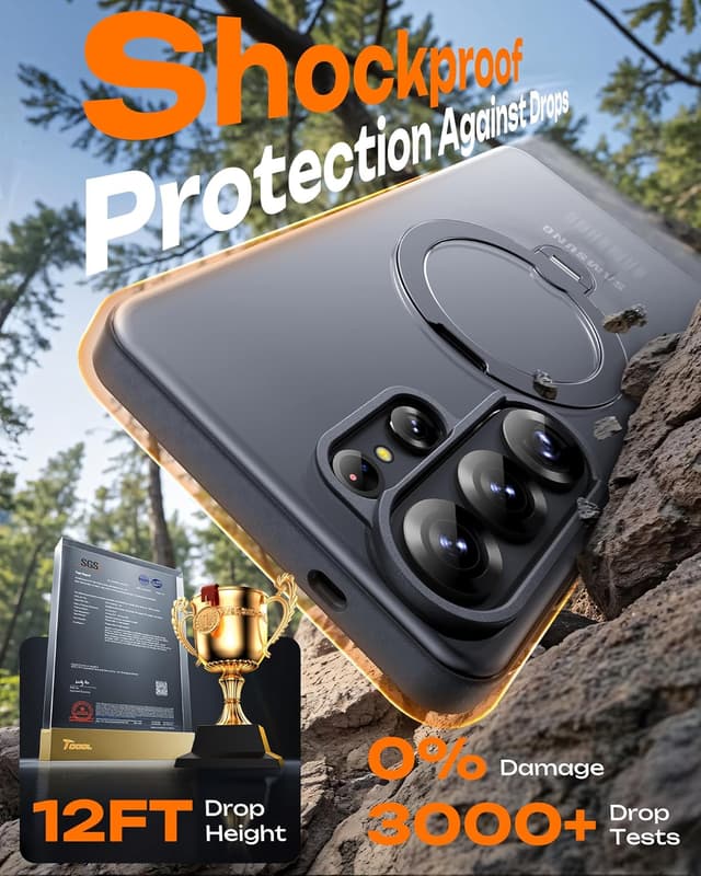 Thumbnail 6 de TOCOL Kickstand Magnetic Case for Galaxy S26 Ultra