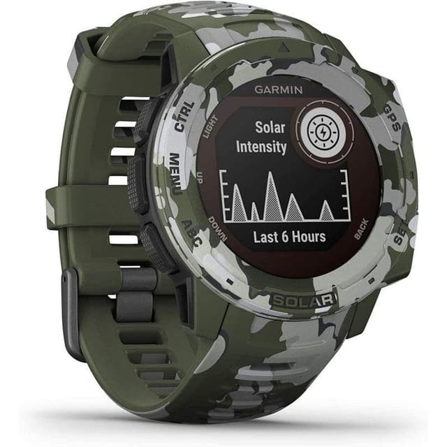 Detalle 2 de Garmin Instinct Solar Smartwatch Camo Militar