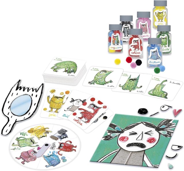 Detalle de Gioco educativo Nathan “Je découvre les émotions” (nuova versione) – cofanetto per imparare a riconoscere e gestire le emozioni