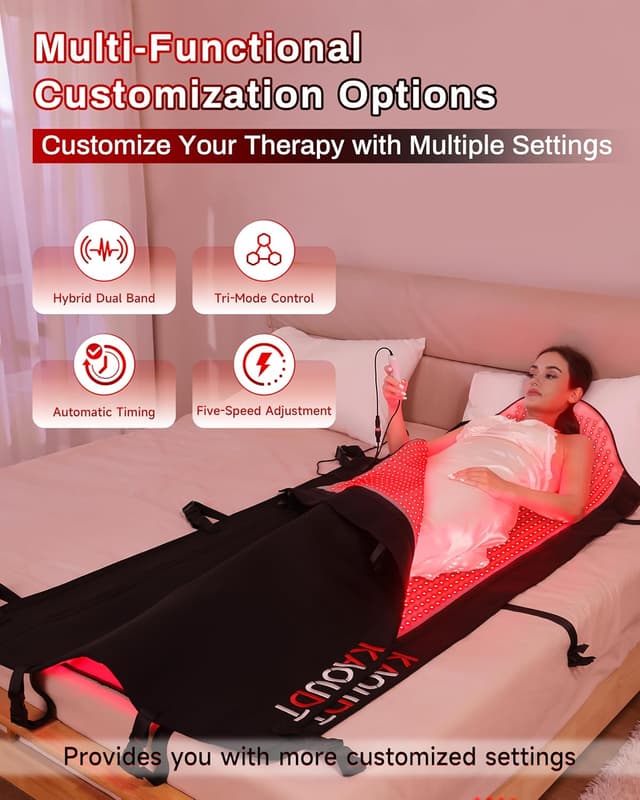Detalle de Kaoudt red light therapy mat 72 x 33 in