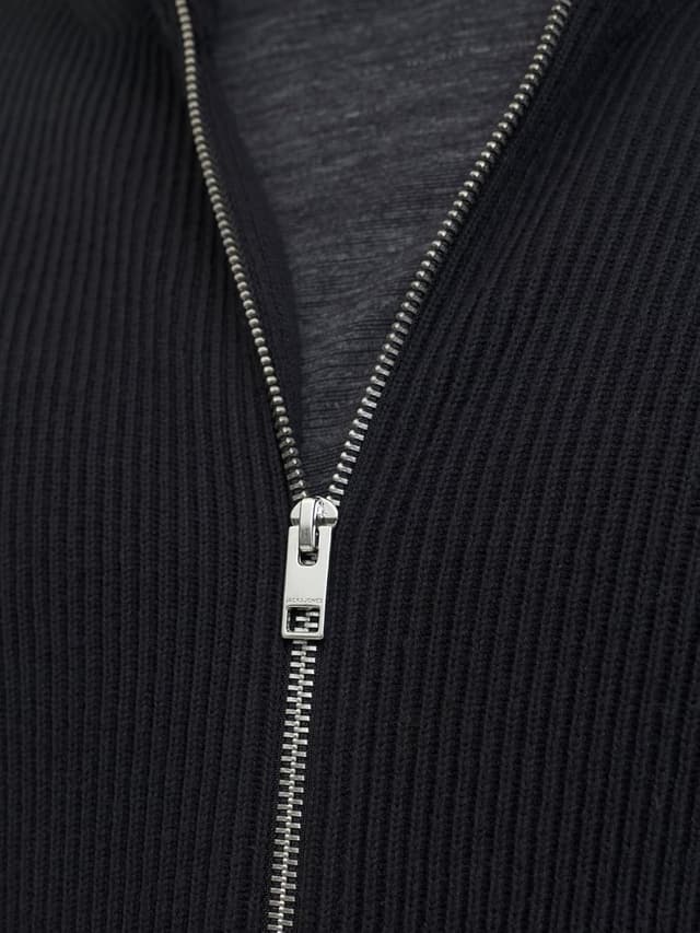 Detalle de JACK & JONES Jjeperfect Knit Zip Cardigan da uomo