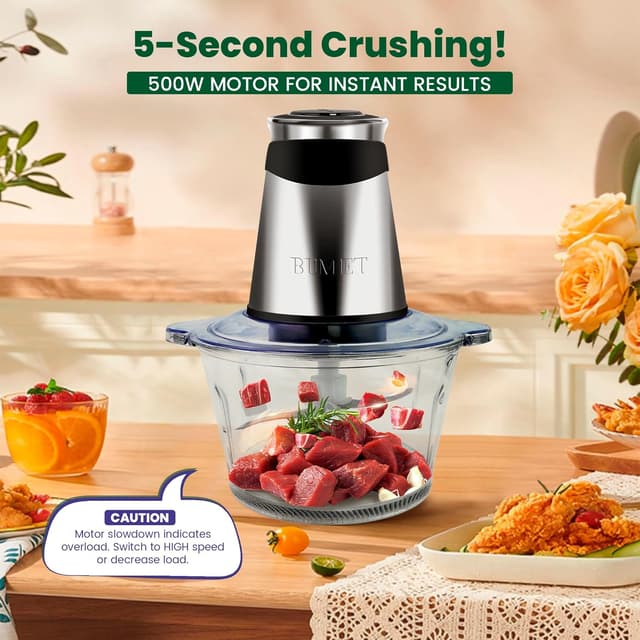 Thumbnail 2 de BUMET Electric food processor 500W with 8cup bowls 🍽