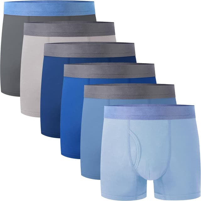 Thumbnail 6 de Bamboo Cool Boys’ Boxer Briefs (6-18Y) 6-Pack — Moisture-Wicking, Ultra-Soft Bamboo Viscose Underwear