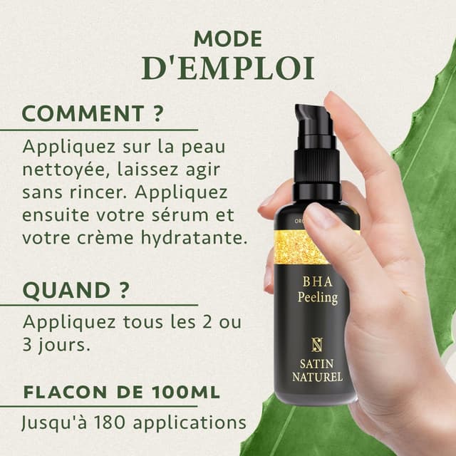 Thumbnail 6 de Satin Naturel Acide Salicylique Exfoliant 100ml