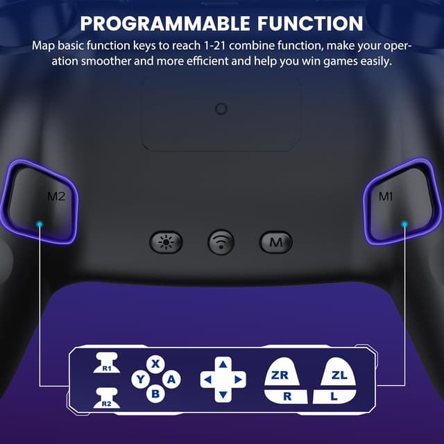 Detalle 1 de BEBONCOOL Switch Controller mit RGB-Licht