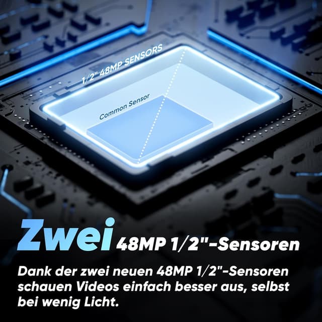 Detalle 2 de Insta360 X3 360° Actionkamera mit 5,7K