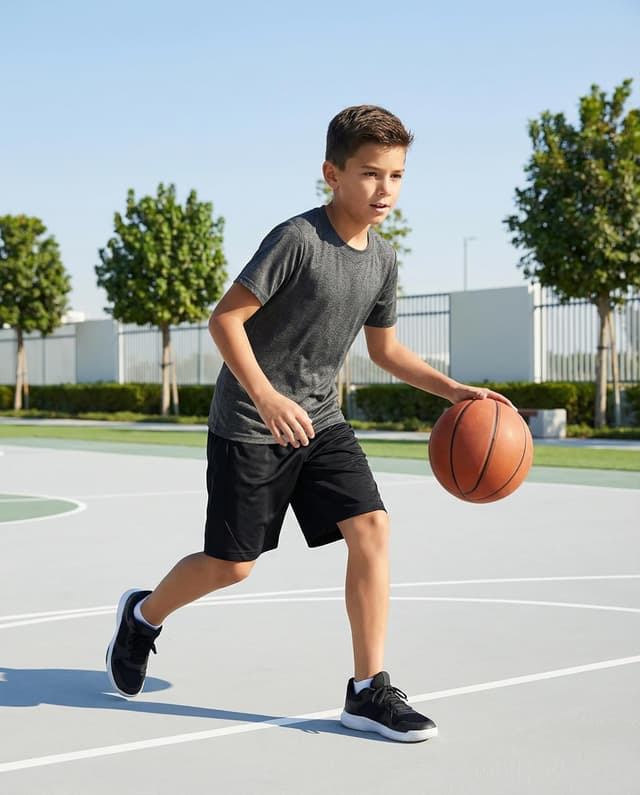 Detalle de NebuKinex Boys 6-Pack Athletic Shirts (Youth, Quick-Dry, UPF 50+)