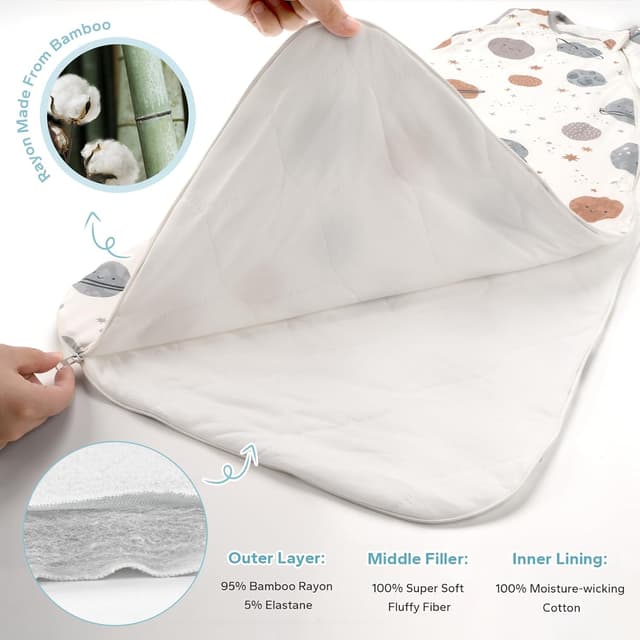 Thumbnail 3 de SIMYJOY 2.5 Tog Baby Sleeping Bag