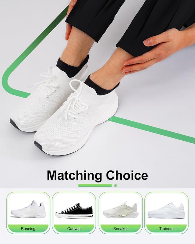 Thumbnail 6 de Niorasen Calzini Uomo 10 Paia traspiranti (cotone, corti) per lavoro, passeggiate e casual