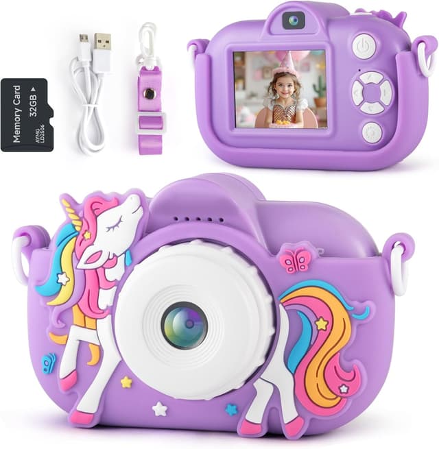 Detalle de Kids Camera 48MP Dual Lens 32GB for Ages 3–9