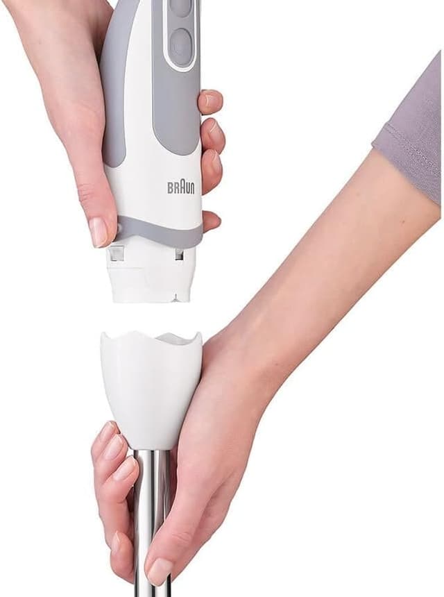 Detalle 1 de Braun MQ5245WH Minipimer a immersione da 1000W con 21 velocità e 4 accessori