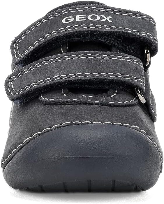 Detalle de Geox Baby Jungen B Tutim – Erste Schritte Schuhe aus Leder mit Klettverschluss