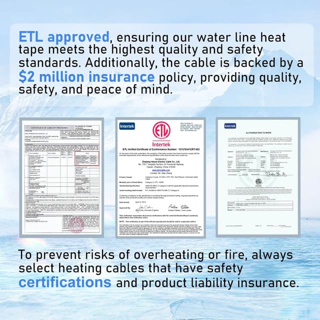 Thumbnail 5 de HEATIT JHSF Self-Regulating Pipe Heating Cable 140 ft 🛠