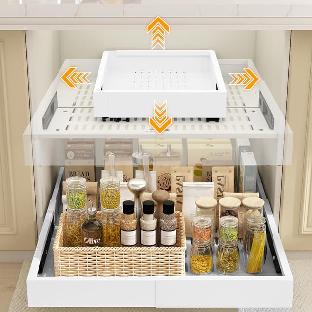 Thumbnail 6 de Mointal 2 Piezas Cajón Telescópico 32-53 cm