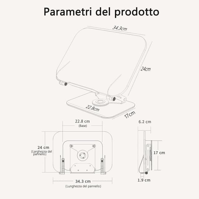 Thumbnail 6 de POLESTO Porta Libri regolabile 4 kg