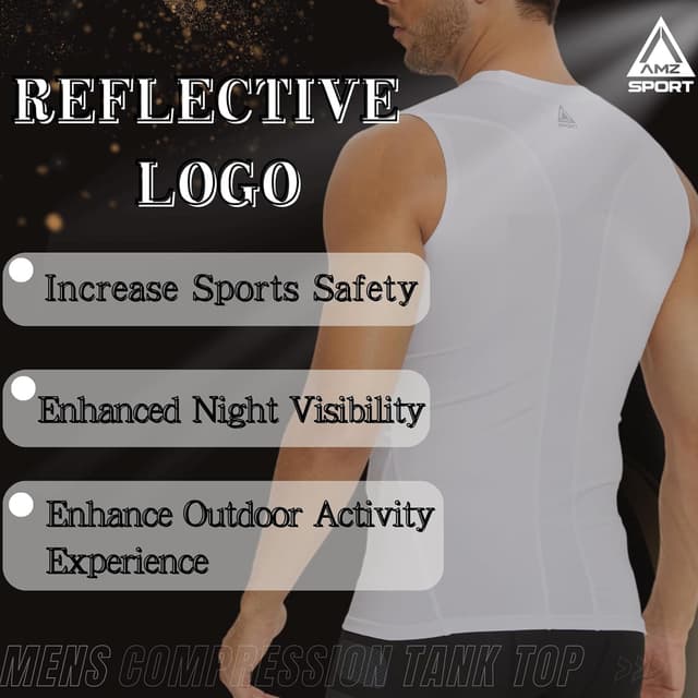 Thumbnail 5 de AMZSPORT Débardeur de Compression Homme