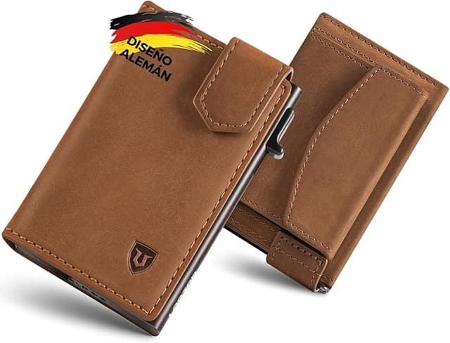 Detalle de LORZOR Cartera Hombre con RFID y Monedero
