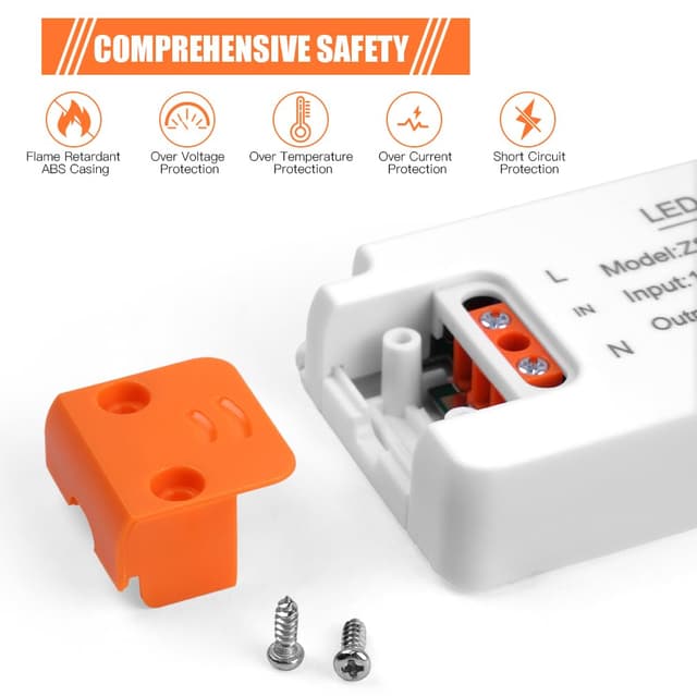 Detalle de AXFEE LED driver 24W 12V 2A for strips