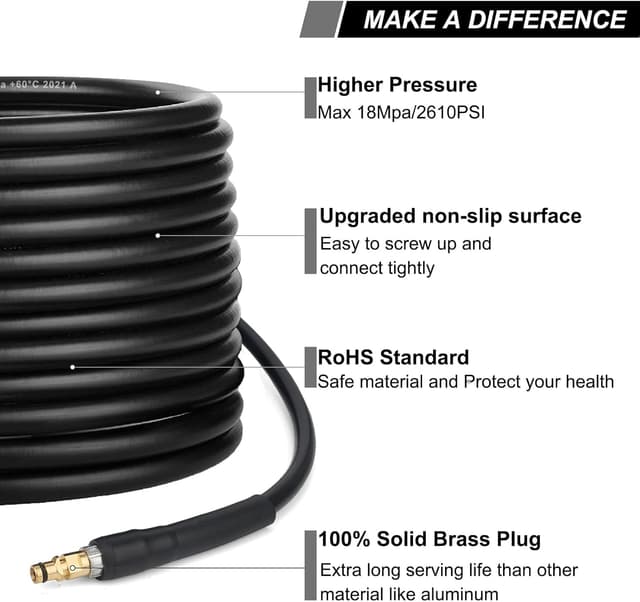 Thumbnail 3 de Karcher K Series 10m pressure washer hose