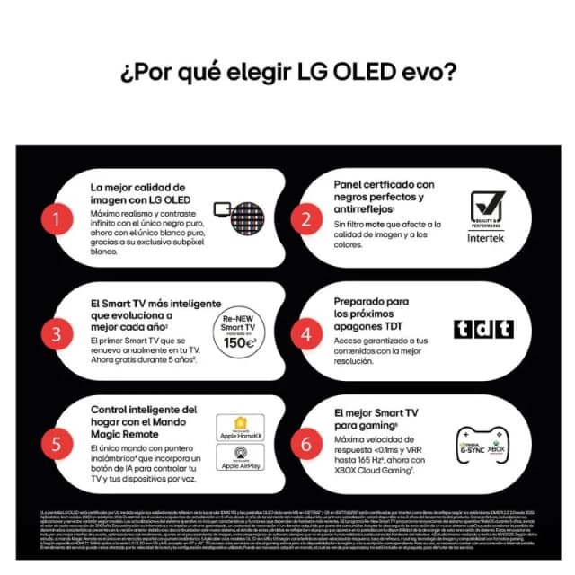 Thumbnail 1 de LG OLED evo AI OLED65G56LS 65" 120Hz Smart TV
