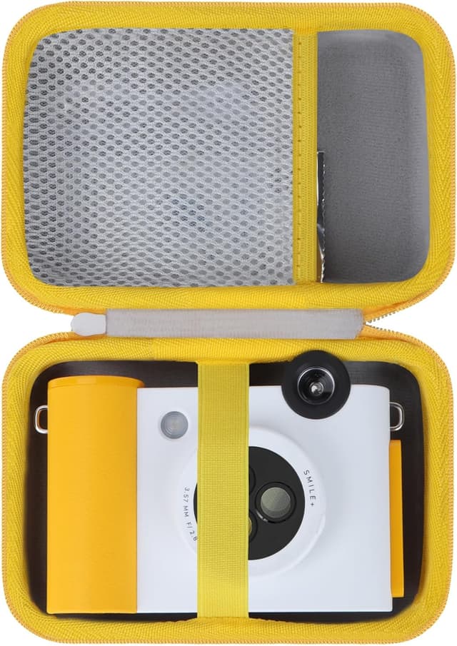 Detalle de Lebakort Hard Carry Case for Kodak Smile+ 2-in-1 Instant Print Camera & Photo Printer (White + Yellow)