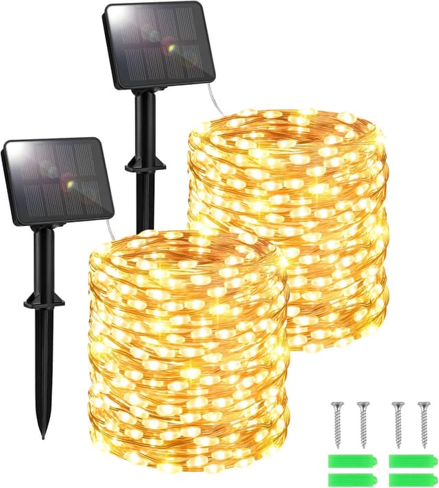 Imagen de FFZZKJ Solar Lights 240LED 12m x2 en OfertitasTOP