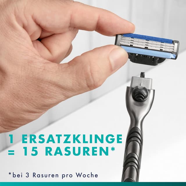 Thumbnail 6 de Gillette Mach3 Standard Rasierer 12 Klingen