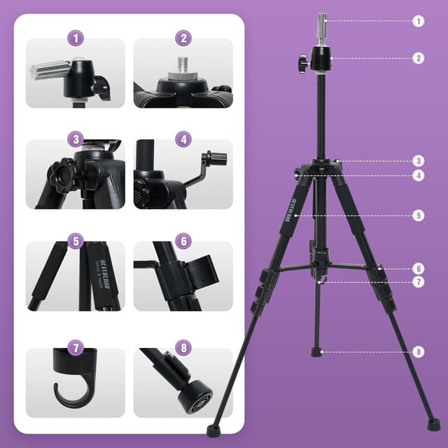 Thumbnail 1 de Neverland Wig Stand 55 Inches for Mannequin Heads