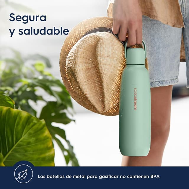 Thumbnail 4 de SodaStream fizz&go Stainless Steel - Botella de 900 ml