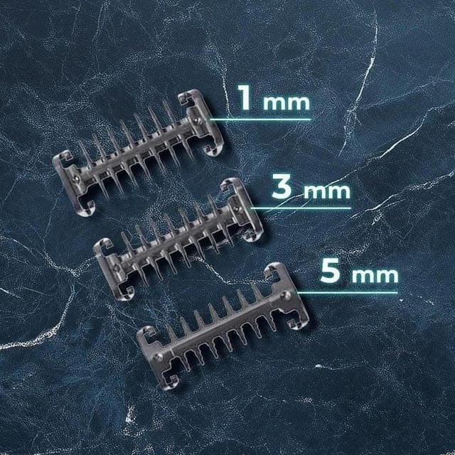 Detalle de Cecotec PrecisionCare OneShave Screen afeitadora eléctrica negra para rasurado al ras (seco y mojado)