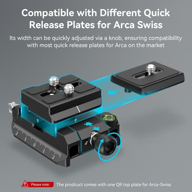 Detalle 1 de SmallRig Schnellwechselplatte 4234 Arca-Swiss