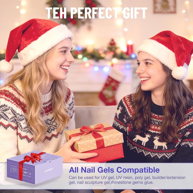 Detalle de LadyMisty 268W UV LED Nail Lamp with 57 Beads (Black) – LCD Touch Display, 4 Timer Settings